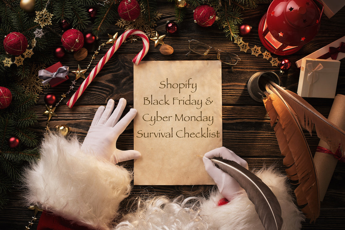 Black Friday & Cyber Monday 2018 – A Shopify Website Survival Checklist