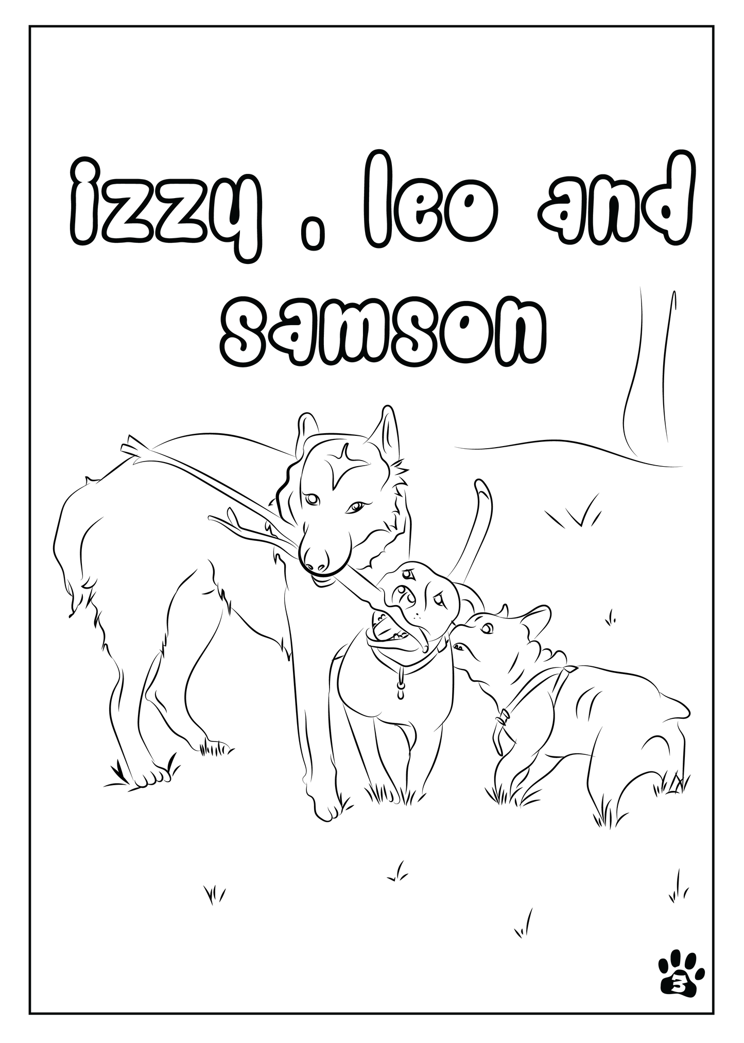 Custom Pet Coloring Pages