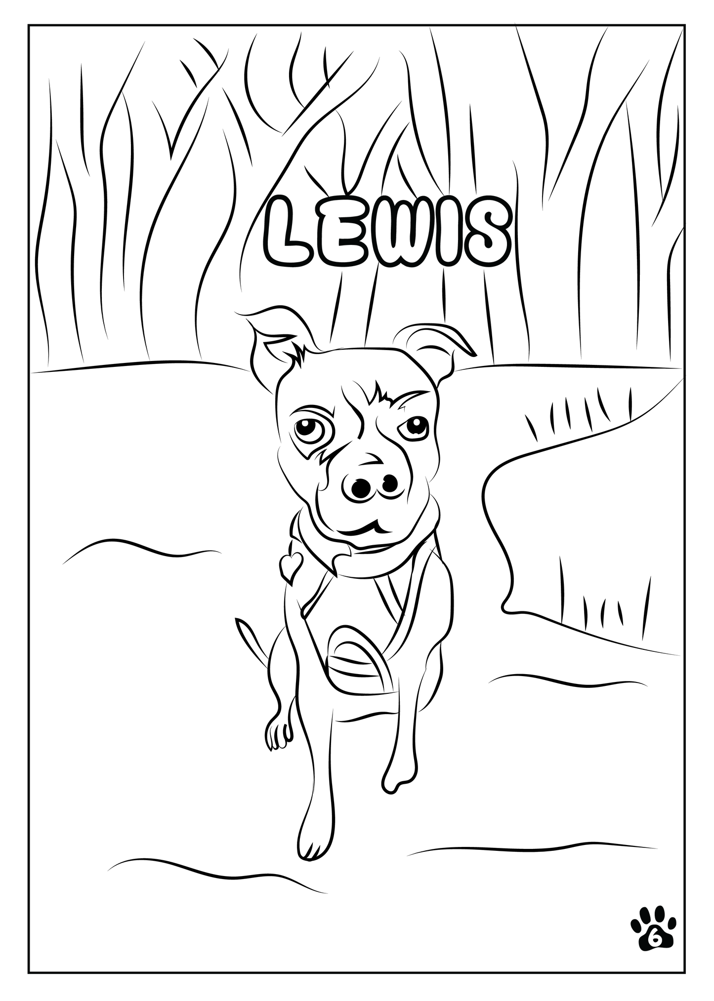 Custom Pet Coloring Pages