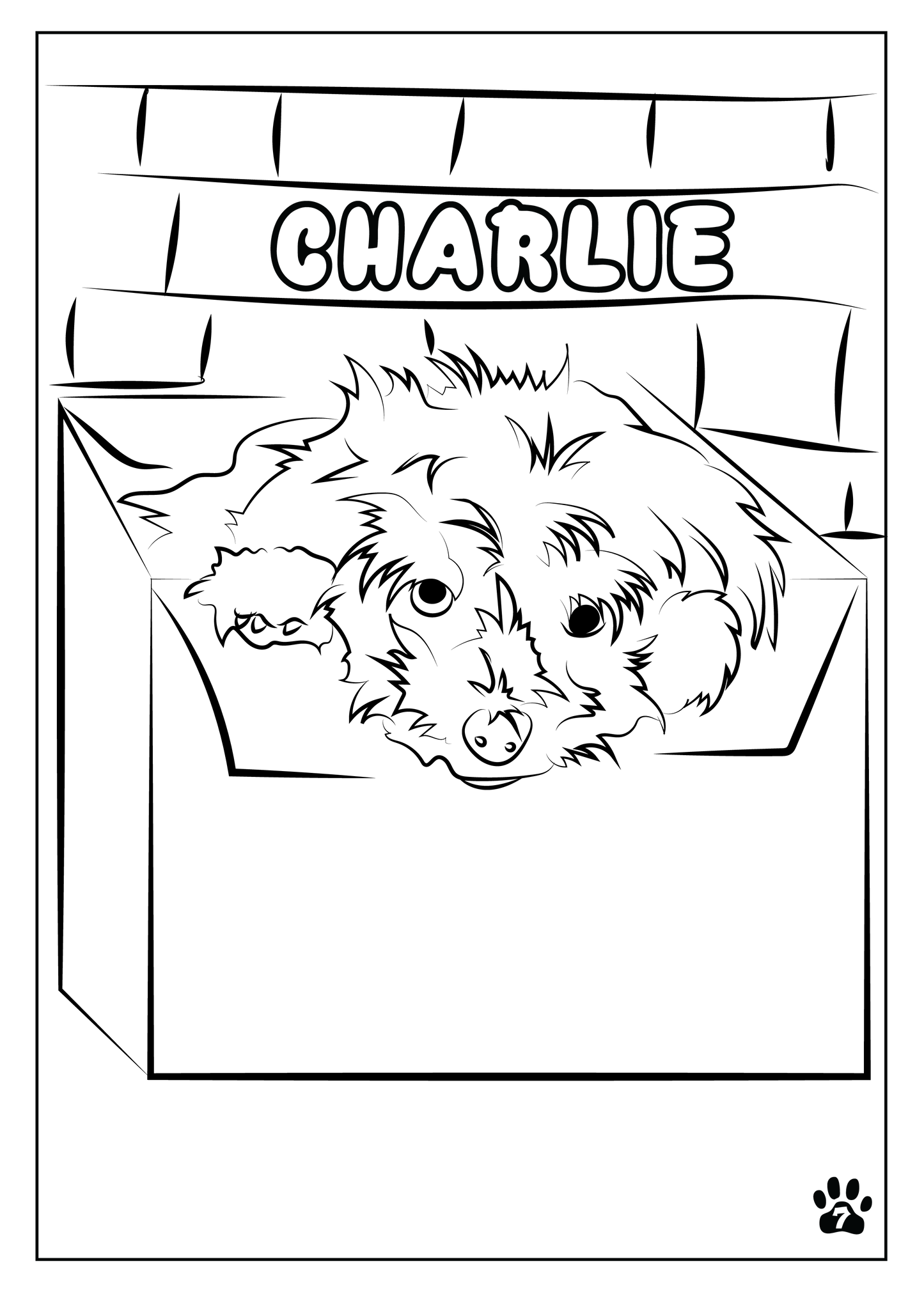 Custom Pet Coloring Pages