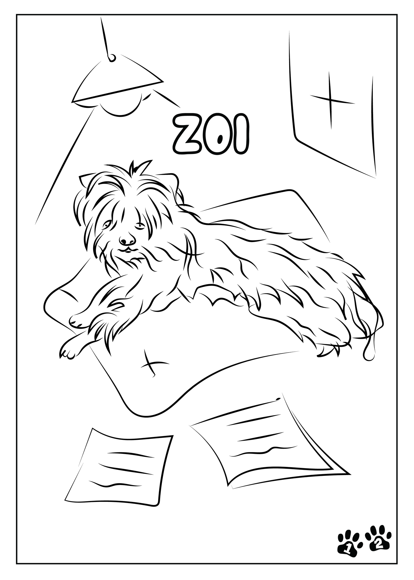 Custom Pet Coloring Pages