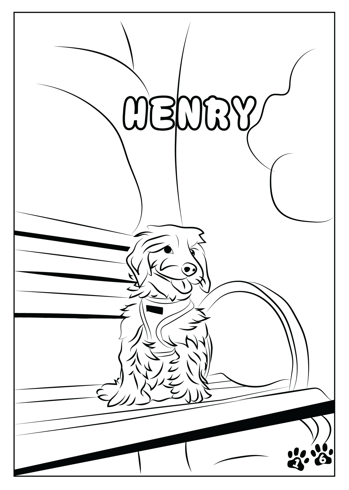 Custom Pet Coloring Pages