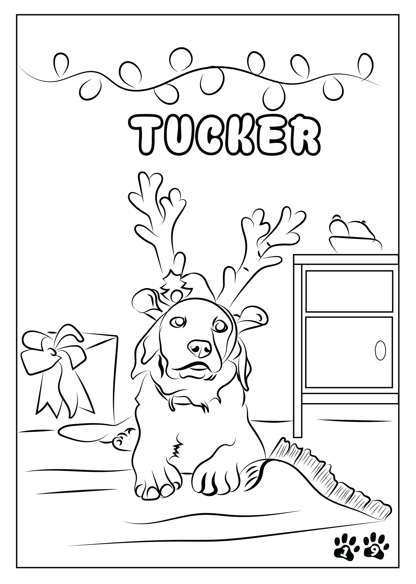 Custom Pet Coloring Pages