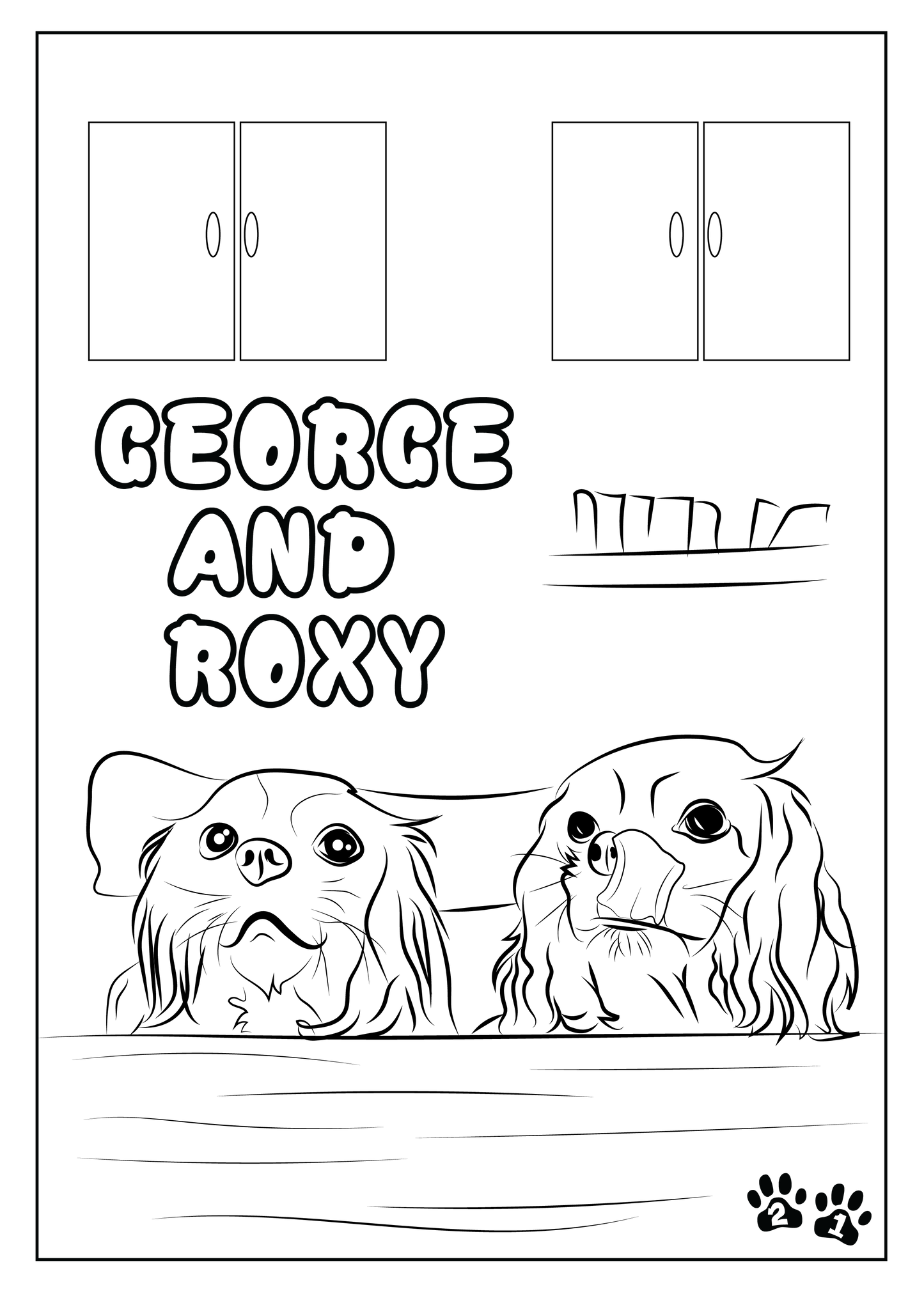 Custom Pet Coloring Pages
