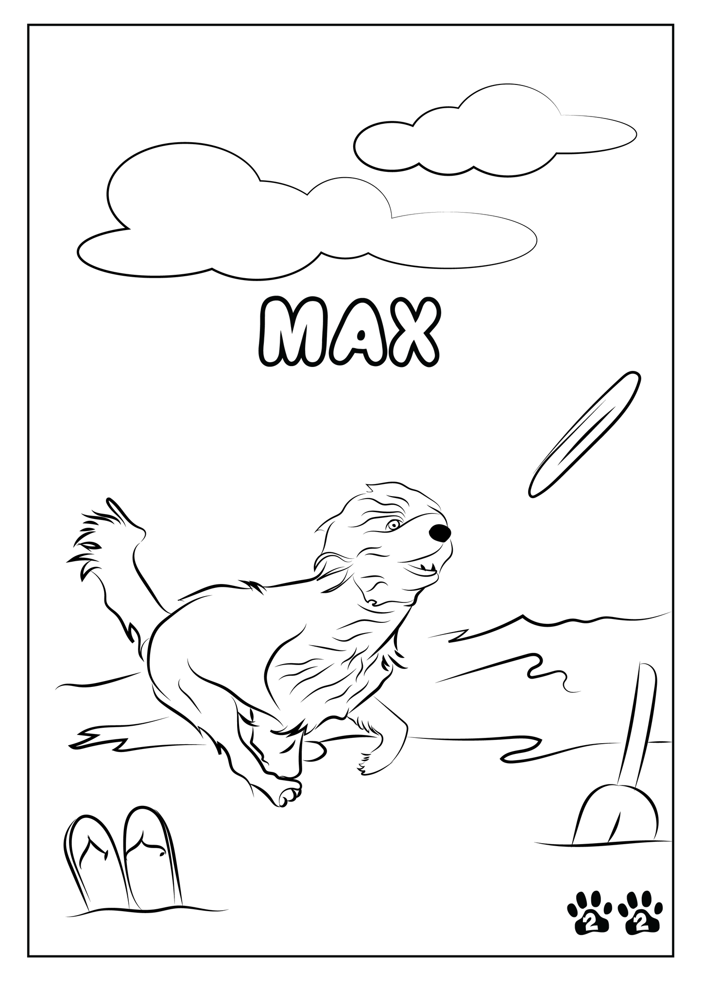 Custom Pet Coloring Pages