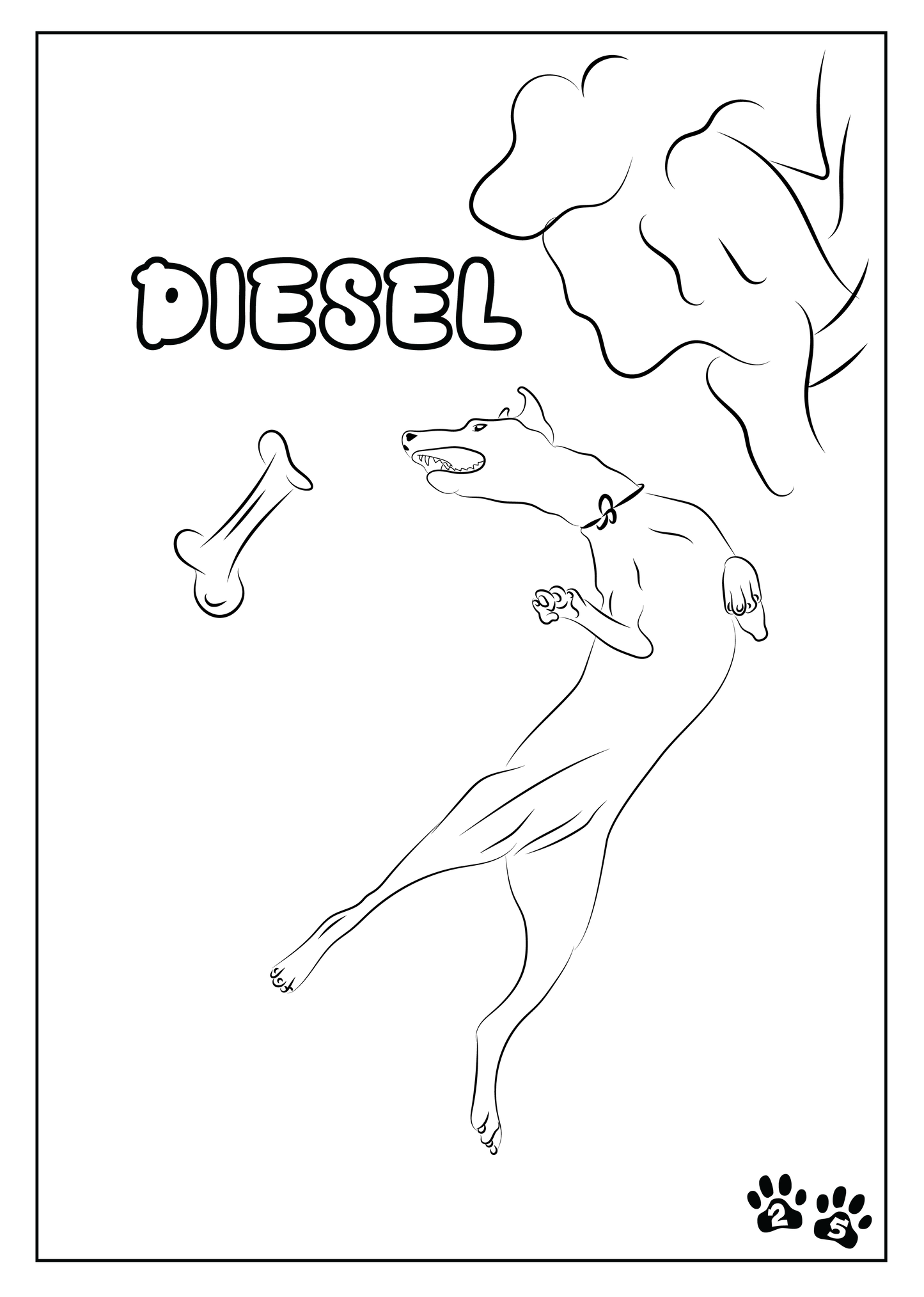 Custom Pet Coloring Pages