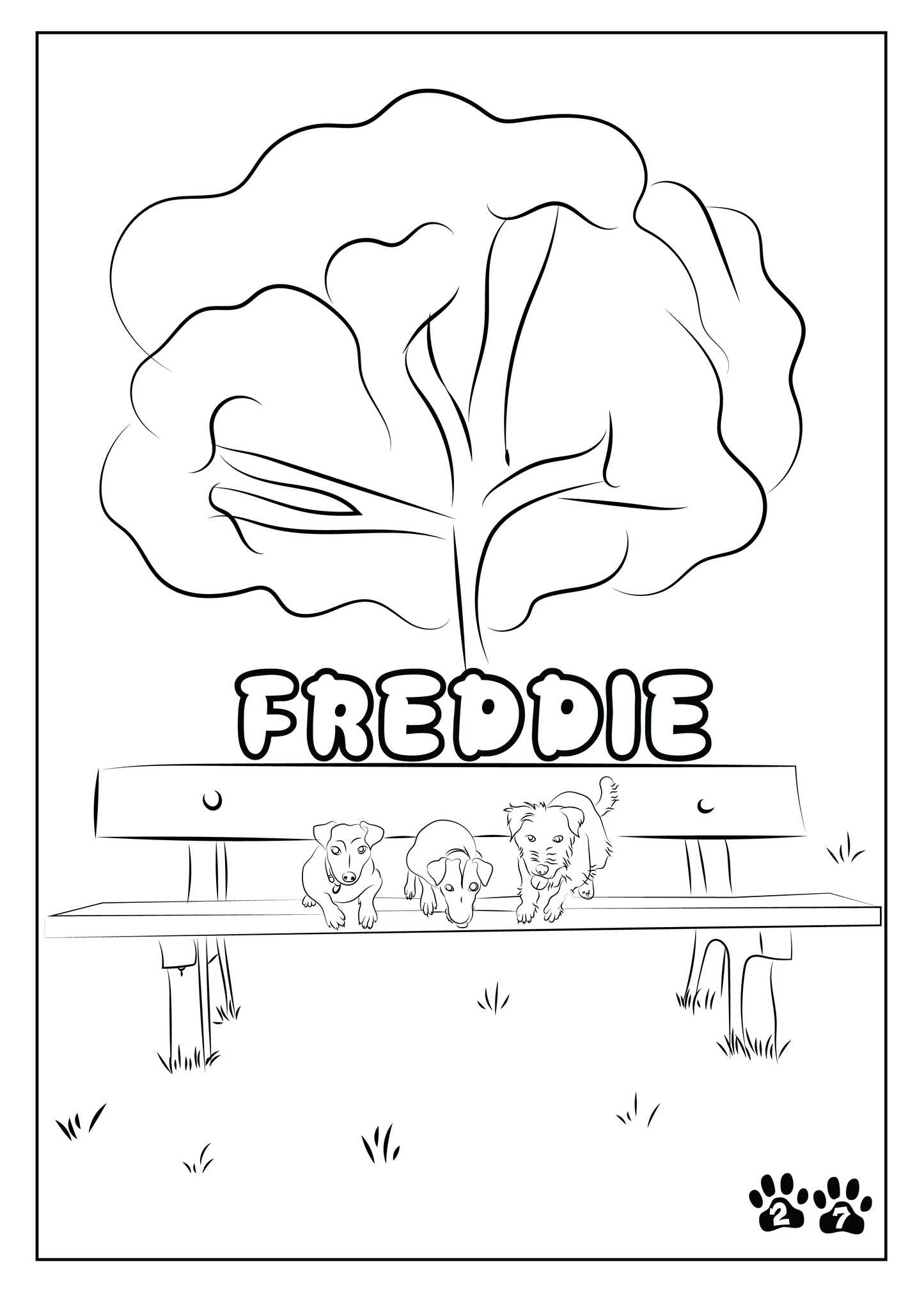 Custom Pet Coloring Pages