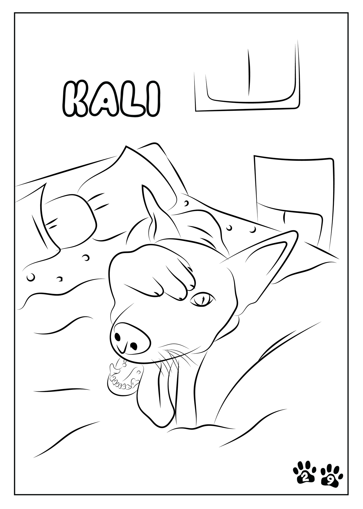 Custom Pet Coloring Pages