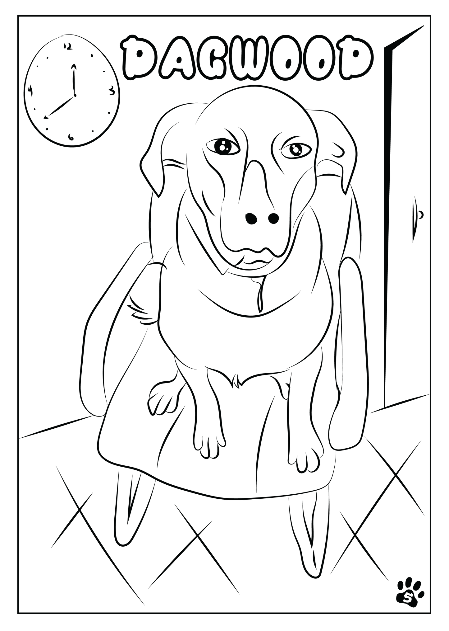 Custom Pet Coloring Pages